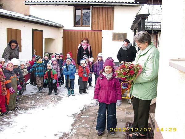 Herzlichen Glckwunsch zum 80. Geburtstag - Ursula Erbster aus Walschleben