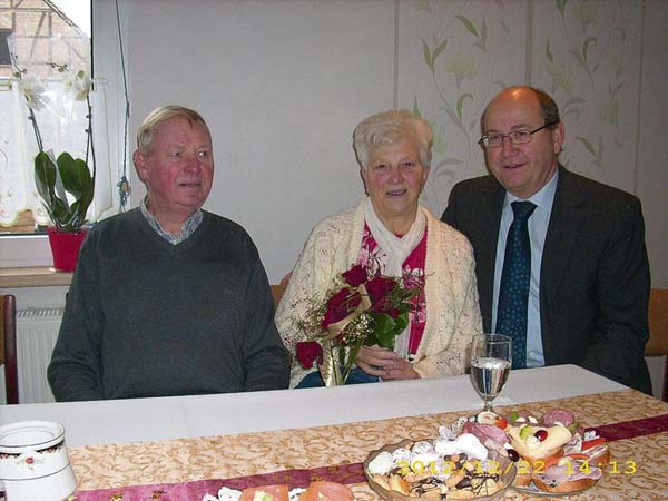 Alle guten Wnsche zur Goldenen Hochzeit - Renate und Rainer Lohfeld aus Walschleben